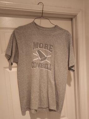 Source Unknown Grey 'MORE COWBELL' Graphic Tee